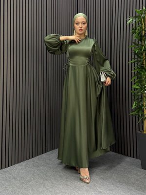 Haki Mira Abiye Elbise Haki Mira Abiye Elbise