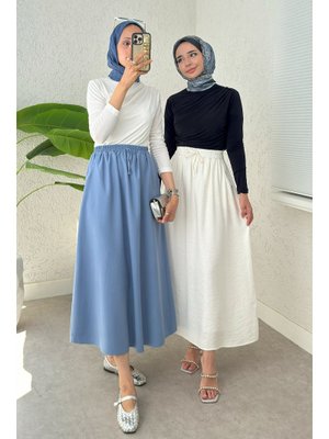 Mavi Umay Cepli Etek