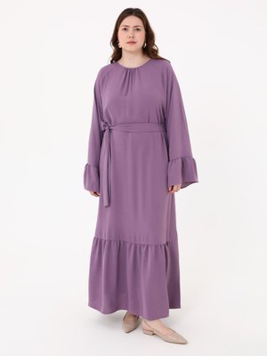 Mor Büyük Beden Elbise Mor Büyük Beden Elbise