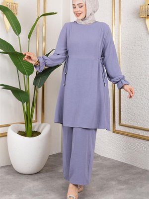 Gri Yanları Bağcıklı Aerobin İkili Takım Gri Yanları Bağcıklı Aerobin İkili Takım