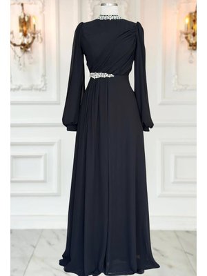 Siyah Peri Abiye Elbise