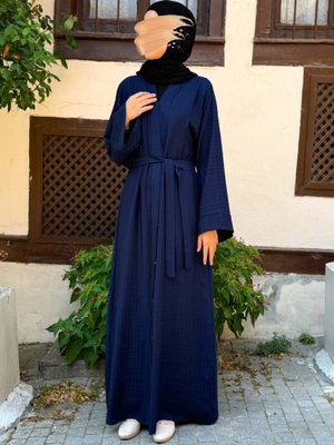 Pamuk Kumaş Çıtçıt Düğmeli Abaya Pamuk Kumaş Çıtçıt Düğmeli Abaya