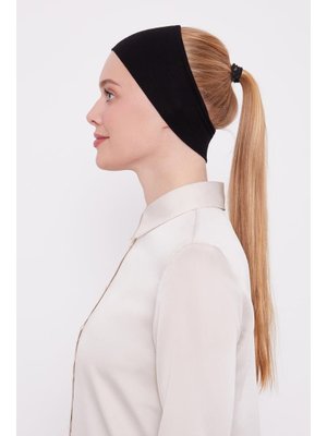 Siyah Silikonlu Kaymaz Dikişsiz Saç Bandana Bone Siyah Silikonlu Kaymaz Dikişsiz Saç Bandana Bone
