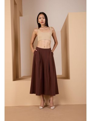 Acı Kahve Salaş Kesim Dokuma Etek