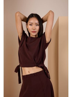 Acı Kahve Salaş Modal Dokuma Yelek