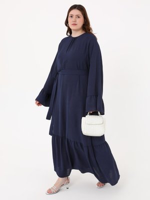 Lacivert Büyük Beden Elbise Lacivert Büyük Beden Elbise