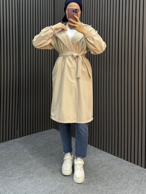 Krem Belinay Trençkot Krem Belinay Trençkot