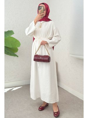 Krem Sultan Basic Elbise Krem Sultan Basic Elbise