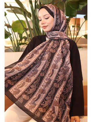 Vizon Etnik Desenli Şal