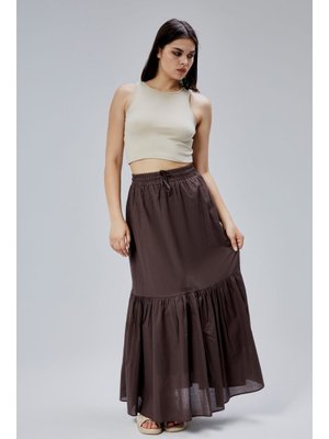 Acı Kahve Regular Pamuklu Vual Etek