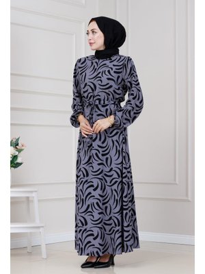 Gri Beli Tünelli Karin Elbise Gri Beli Tünelli Karin Elbise