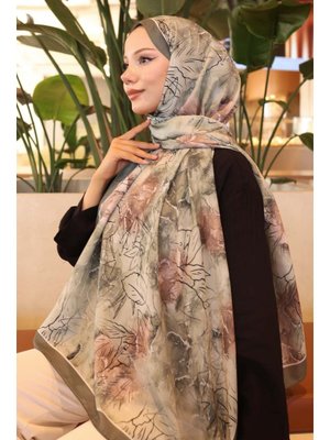 Haki Desenli Şal