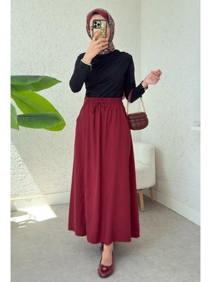 Bordo Umay Cepli Etek Bordo Umay Cepli Etek