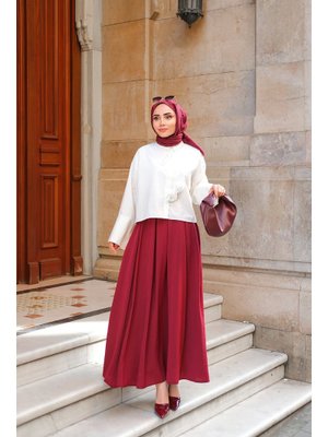 Bordo Linda Etek Bordo Linda Etek