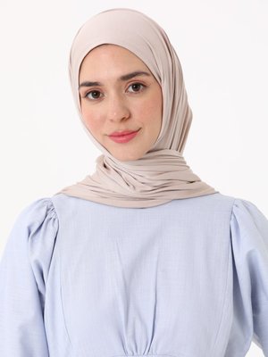 Bej Premium Penye Şal