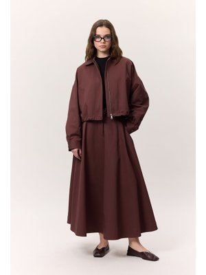 Bordo Premıum Fermuarlı Ceket Bordo Premıum Fermuarlı Ceket