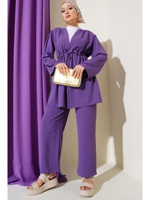 Mor Bel Tünelli Ayrobin İkili Takım Mor Bel Tünelli Ayrobin İkili Takım