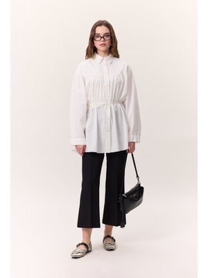 Siyah Dikiş Detaylı Flare Pantolon Siyah Dikiş Detaylı Flare Pantolon