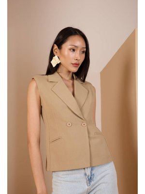 Vizon Regular Fit Astarlı Dokuma Yelek