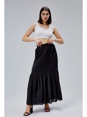Siyah Regular Pamuklu Vual Etek Siyah Regular Pamuklu Vual Etek