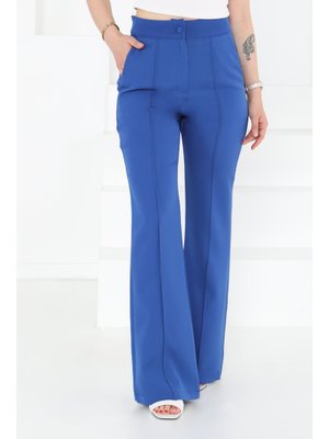 Saks Çımalı Kumaş Pantolon Saks Çımalı Kumaş Pantolon