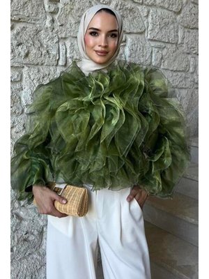 Yeşil Naar Bluz Janjan