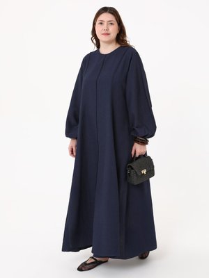 Lacivert Büyük Beden Elbise Lacivert Büyük Beden Elbise