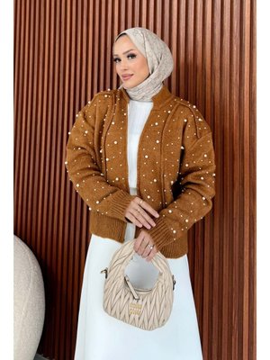 İncili Triko Hırka