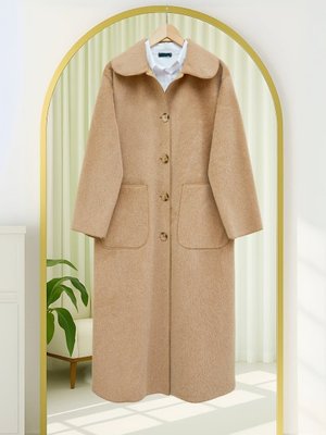 Vizon Boydan Düğmeli Cepli Kaban