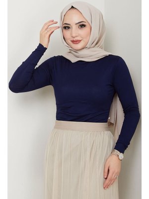 Lacivert Balıkçı Yaka Body Lacivert Balıkçı Yaka Body