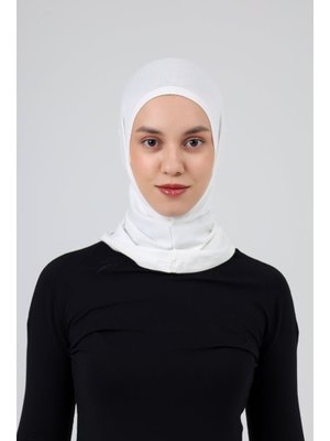 Ekru Düz Hafif Esnek Spor Bone