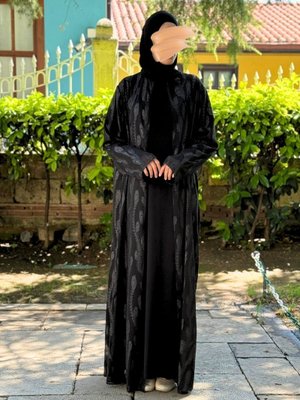 Beden) Büyük Beden Şifon Dış Abaya – Jarse İçlikli Ferace Takım Beden) Büyük Beden Şifon Dış Abaya – Jarse İçlikli Ferace Takım