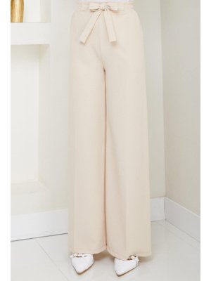 Bej Bağlamalı Pantolon Bej Bağlamalı Pantolon