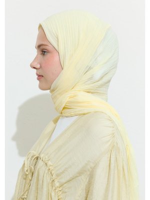 Pamuklu Keten Şal Butter