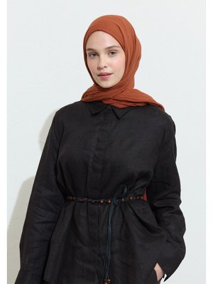 Pamuklu Keten Şal French Toast