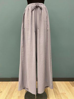 20646pnt Beli Lastikli Bağlamalı Bol Pantolon