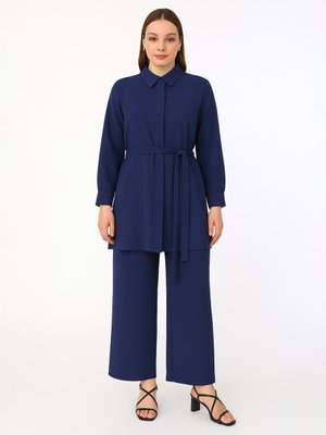 Lacivert Büyük Beden Takım Lacivert Büyük Beden Takım