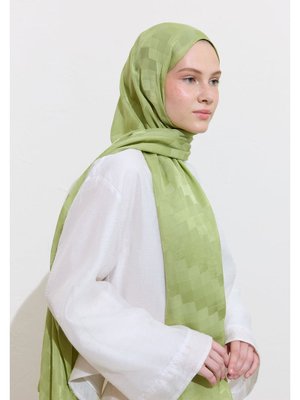 Nori İpeksi Jakar Şal Mint Nori İpeksi Jakar Şal Mint