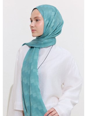 İndigo Nori İpeksi Jakar Şal İndigo Nori İpeksi Jakar Şal