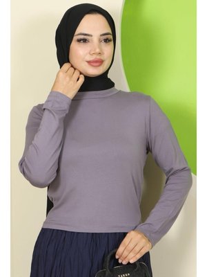 Gri Bisiklet Yaka Body Gri Bisiklet Yaka Body