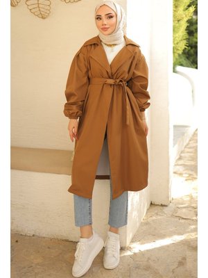 Camel Kuşaklı Trenç Camel Kuşaklı Trenç
