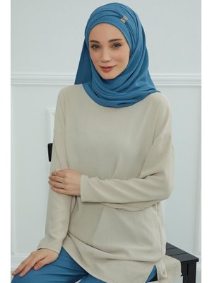 İndigo Aksesuar Detaylı Aerobin Şal,cps İndigo Aksesuar Detaylı Aerobin Şal,cps