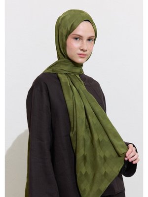 Haki Nori İpeksi Jakar Şal