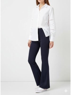 Lacivert İspanyol Paça Pantolon Lacivert İspanyol Paça Pantolon