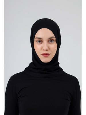 Siyah Düz Hafif Esnek Spor Bone