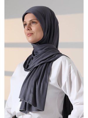 Füme Hazır Pratik Geçmeli Likralı Penye Şal Füme Hazır Pratik Geçmeli Likralı Penye Şal