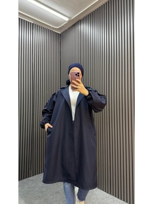 Lacivert Belinay Trençkot