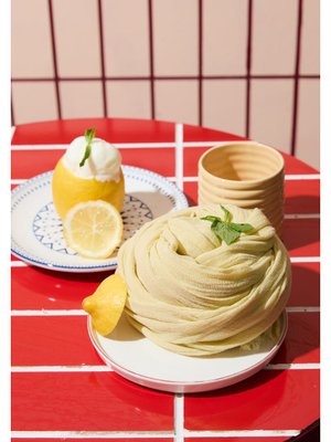 Pamuklu Keten Şal Lemon Sorbet Pamuklu Keten Şal Lemon Sorbet