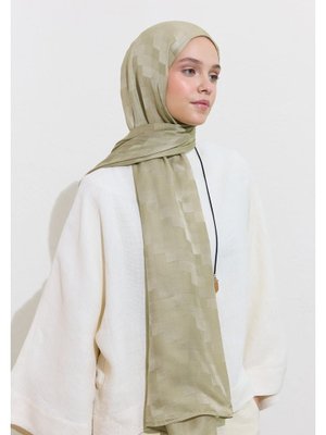 Vizon Nori İpeksi Jakar Şal