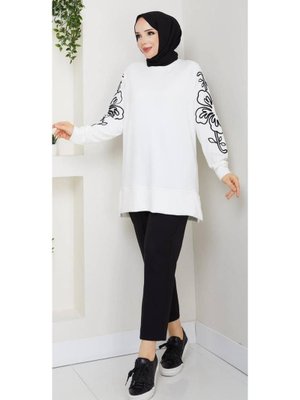 Kolu Süzüneli Yanı Yırtmaçlı Oysho Tunik Kolu Süzüneli Yanı Yırtmaçlı Oysho Tunik